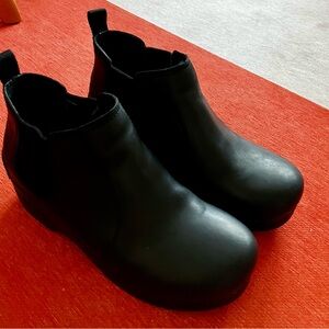 Dansko Frankie Oiled Black Shoes, Size 7 (38)